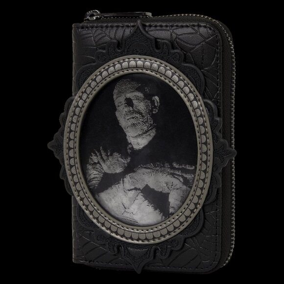 Loungefly Universal Monsters Wallet Lenticular Characters Zip Around New - Picture 1 of 6
